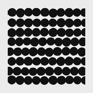 Marimekko Räsymatto servet 33x33 cm 20-pack Black-White