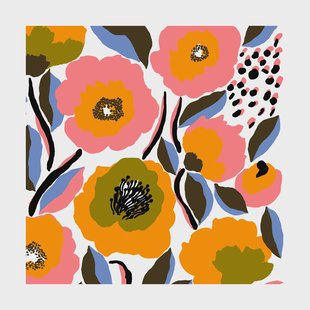 Marimekko Rosarium servet 33x33 cm 20-pack White