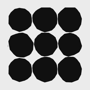 Marimekko Kivet servet 33x33 cm 20-pack Black-White