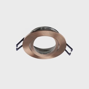 Deko-Light Samsola plafond inbouwlamp, koperkleurig, Ø 8 cm, metaal