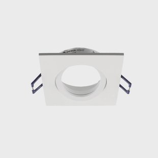 Deko-Light Samsola plafond inbouwlamp, wit, 9 x 9 cm, metaal