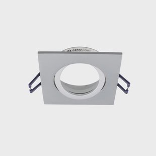 Deko-Light Samsola plafondinbouwlamp, aluminiumkleurig, 9 x 9 cm, metaal