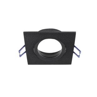 Deko-Light Samsola plafond inbouwlamp, zwart, 9 x 9 cm, metaal