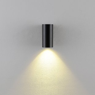 Deko-Light CAN wandlamp, zwart, 1-lamp, hoogte 13 cm, metaal, GU10