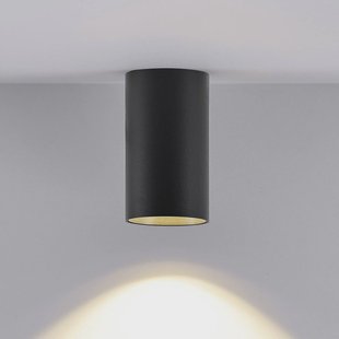Deko-Light Downlight CAN, zwart, IP20, Ø 6 cm, metaal, GU10