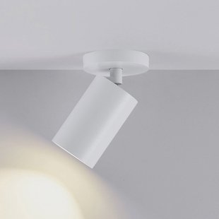 Deko-Light CAN TILT plafondspot, wit, Ø 8 cm, 1-lamp, metaal, GU10