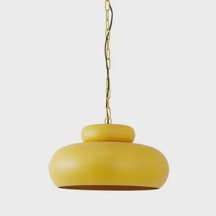 Light & Living Hanglamp Neiva - Okergeel - Ø46cm