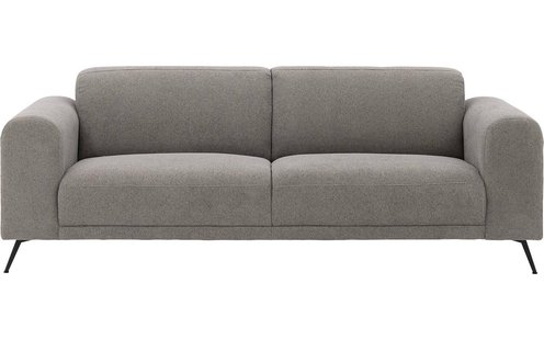 Goossens Bank Shallow groen, stof, 2-zits, stijlvol landelijk