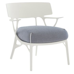 Kartell A.I. Fauteuil Wit-blauw