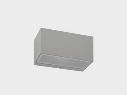Asker Down Buiten Wandlamp L22,5 Aluminium Norlys - Terras