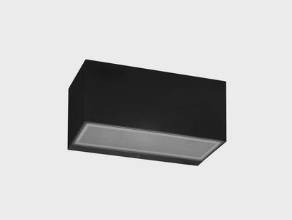 Asker Big Down LED Buiten Wandlamp Zwart Norlys - Terras - Aluminium