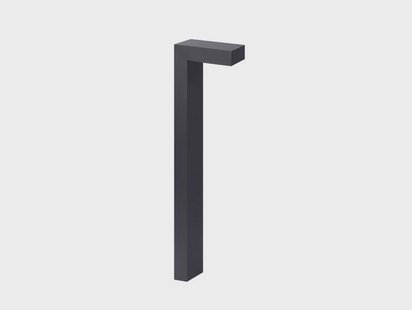 Asker LED tuinpadverlichting 85 cm grafiet, betonnen voet Norlys - Terras - Aluminium