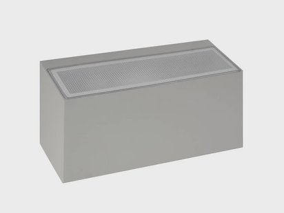 Asker Up/Down LED buiten wandlamp L22,5 aluminium Norlys - Terras
