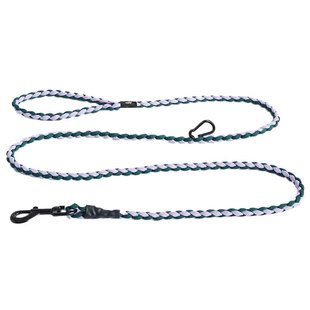 Hay Dogs Hondenriem Braided Verstelbaar M/L Lavender/Green
