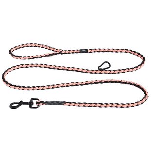 Hay Dogs Hondenriem Braided Verstelbaar M/L Pink/Black