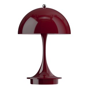 Louis Poulsen Panthella Tafellamp V3&Oslash;16 LED Oplaadbaar Opaque Burgundy