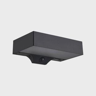 Nordlux - Monay Square LED-zonne-buitenwandlamp zwart IP44