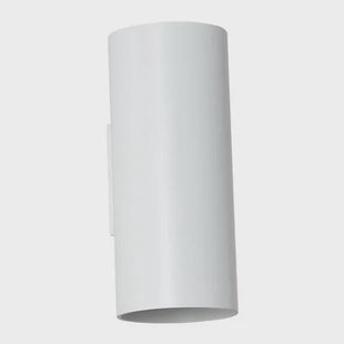 Searchlight Wall Wandlamp Cilinder - H 15,4 cm - Wit