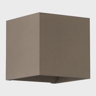 Searchlight Wall Wandlamp Vierkant - H 9,7 cm - Latte