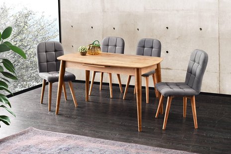 Eettafel Retro uitschuifbaar | Kalune Design