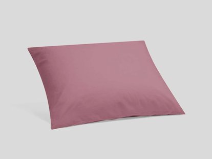 Yumeko Kussensloop percal katoen raspberry dream 50x60 100% biologisch en fairtrade katoen, percal geweven