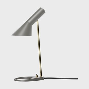 Louis Poulsen AJ MINI tafellamp Brass-warm grey