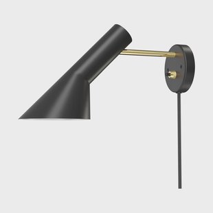 Louis Poulsen AJ muurlamp Brass-black