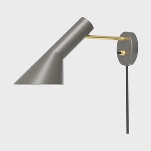 Louis Poulsen AJ muurlamp Brass-warm grey