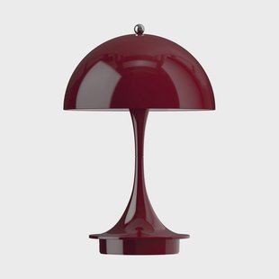 Louis Poulsen Panthella 160 Portable tafellamp Opaque burgundy