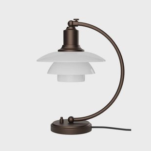 Louis Poulsen - PH 2/2 Luna tafellamp, messing/opaal