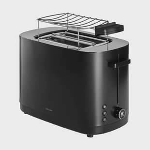 Zwilling Zwilling Broodrooster met bun warmer - 2 korte sleuven Zwart