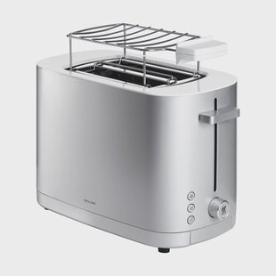 Zwilling Zwilling Broodrooster met bun warmer - 2 korte sleuven Zilverkleurig