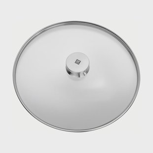 Zwilling Zwilling Twin specials glazen deksel met stalen knop. Ø32 cm