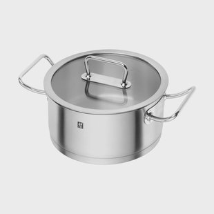 Zwilling Zwilling pro pan met glazen deksel roestvrij staal 4,1 L Zwilling Zwilling pro pan met glazen deksel roestvrij staal 4,1 L