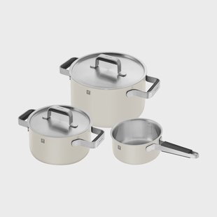 Zwilling Zwilling Pure pannenset 5-delig Ivoorwit