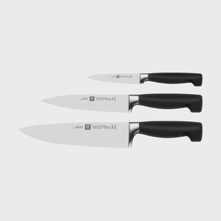 Zwilling Zwilling Four star messenset 3-delig Zwart-roestvrij staal