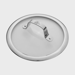 Ballarini Ballarini glazen deksel roestvrij handvat 18 cm