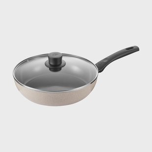 Ballarini Ballarini Ledro keramische sauteerpan met glazen deksel 28 cm