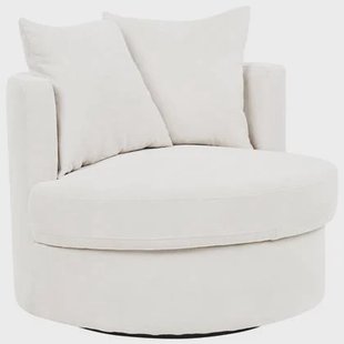 Beliani - DALBY - Fauteuil - Lichtbeige - Stof