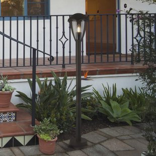 Searchlight Tuinpadverlichting Bluebell, IP44, zwart, hoogte 97 cm, metaal