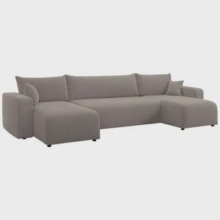 NADUVI Collection U-slaapbank Rosco bouclé