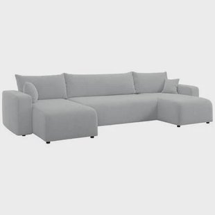 NADUVI Collection U-slaapbank Rosco bouclé