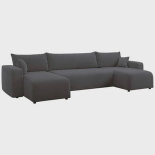 NADUVI Collection U-slaapbank Rosco bouclé