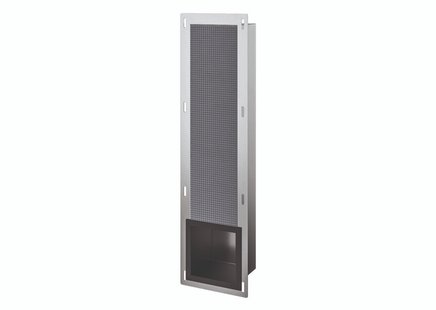 Inbouw Reserve Toiletrolhouder Luca Sanitair 19,5x72x12,2cm Mat Zwart