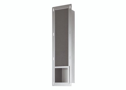 Inbouw Reserve Toiletrolhouder Luca Sanitair 19,5x72x12,2cm Geborsteld Nikkel