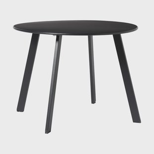 Bijzettafel Diego klein - zwart - ø60x46 cm