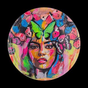 Carolina Gynning Coming back to life dienblad Ø31 cm Multi