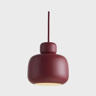 Woud - Stone Hanglamp Small Deep Red