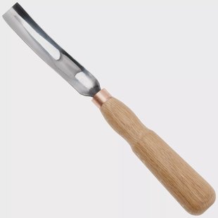 BeaverCraft Long Bent Gouge G7L-22 Sweep 7L, 22 mm, guts