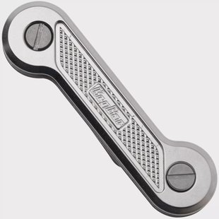 KeyBar Titanium Diamond Crosshatch KBR204 sleutel organiser